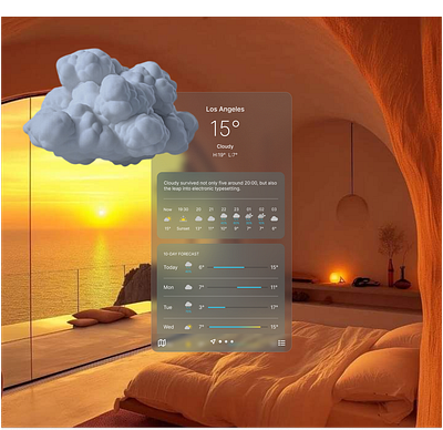 Weather animation ui ux weather