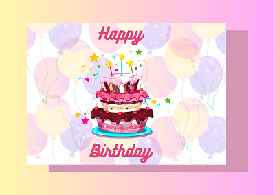 Birthday Card 1 birthday card canva design design illustration