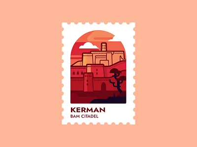 Kerman - Iran graphic illustration iran persian