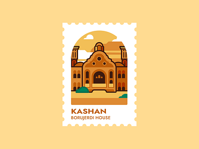 Kashan - Iran graphic illustration iran persian