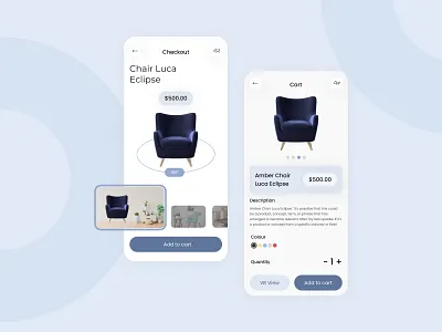 Cart Online store App UI cart dailyuiinspiration design ecommerce furniture new idea online trend ui ui design idea ui ux userexperience userinterface