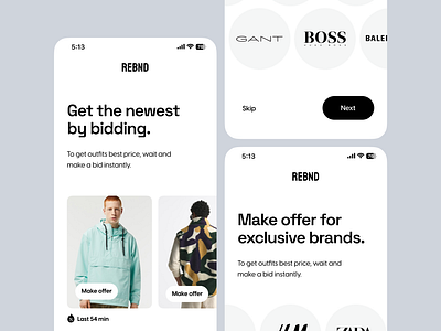 E-commerce App Onboarding Screens app app for ios app screens e commerce e commerce app ecommerce ecommerce app figma ios app ios screens mobile mobile app onboarding screens walkthrough