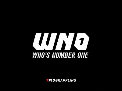 WNO Rebrand bjj branding design fighting flosports jiu jitsu logo logo redesign number 1 rebrand wno