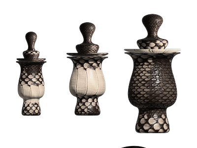 3D ART DESIGNS POTS BY MK 3d 3d design app flat graphic design port