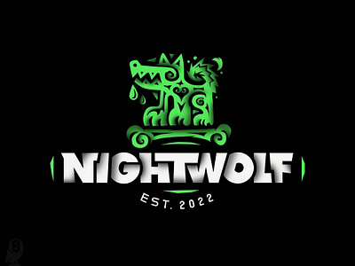 Nightwolf. Version 2 logo night wolf