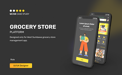 Grocery Store App case study branding casestudy design figma graphic design ui uiux ux