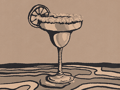 Margarita drink illustration margarita