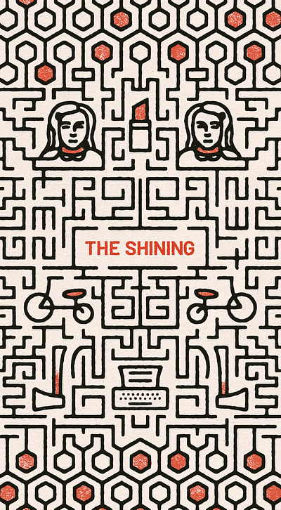 Shining Poster Art illustration movie poster shining