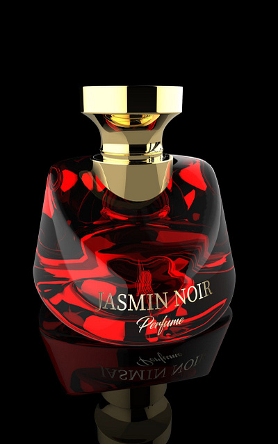 Jasmin Noir - Perfume Bottle 3d 3d bottle 3d mockup branding design graphic design mockups packaging design perfume perfume product product design product packaging