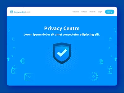 Privacy webpage