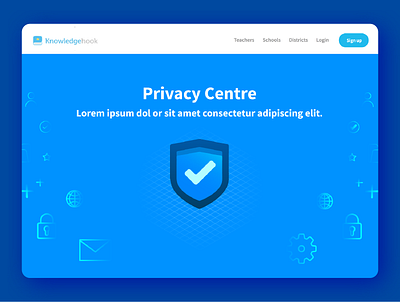 Privacy webpage