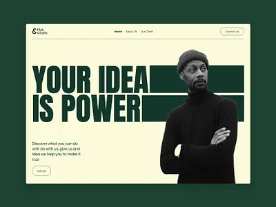 Fly & Glyphs Landing Page | Innovation Center graphic design green landing landing page minimalist modern monochrome ui ui design uiux user interface ux ux design web web3 webpage