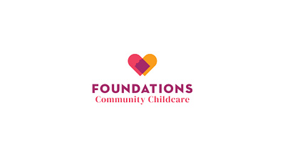 Foundations Community Childcare Branding brand branding graphic design illustrator logo