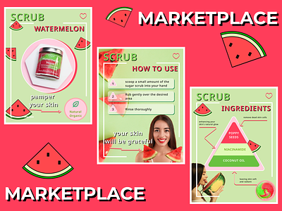 Product cards for MARKETPLACE design figma graphic design illustrator infographic marketplace photoshop product cards scrub ui watermelon