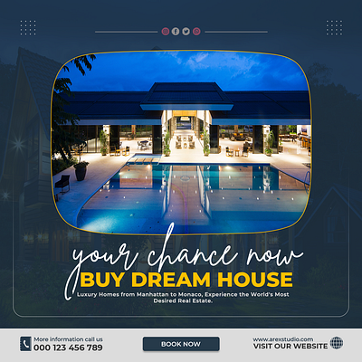 Poster Design for a Real Estate Company adobe adobe photoshop branding dailyui design graphic design illustration instagram post logo photoshop post design social media design ui ui design vector