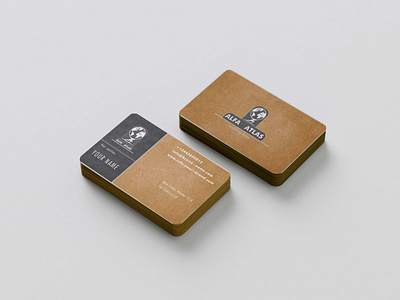 Business card - Alfa Atlas brandidentity businesscarddesign corporateidentity graphicdesign mockup printdesign
