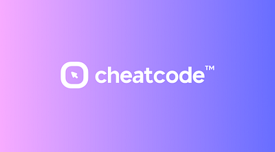 CheatCode - Brand Identity black brand brand design brand guidelines brand identity branding brandmark brands design figma gradient logo logo design logodesign logomark project visual branding visual identity white