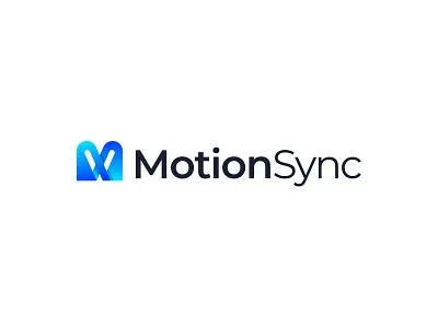 MotionSync logo brand branding design graphic design graphics illustration logo logo design