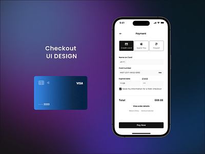 Checkout UI Design checkout creditcard dailyui ui uidesign