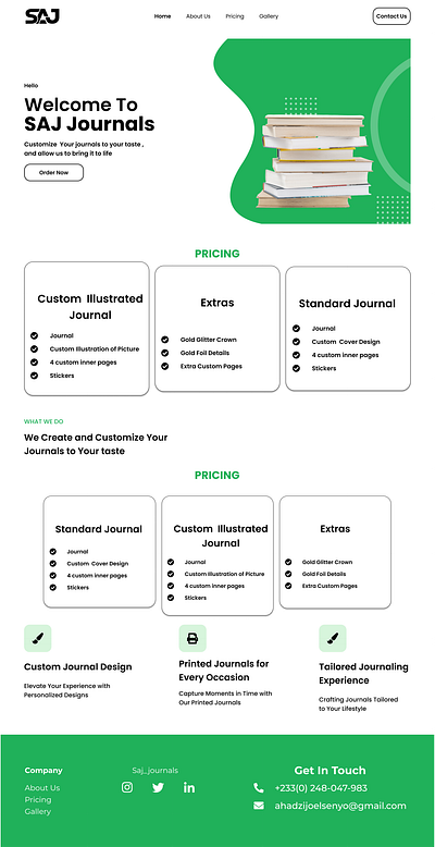 Journals Hub design ui uiux