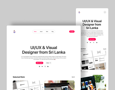 My Portfolio minimal portfolio product design ui uiux user experience user interface ux web design webdesign