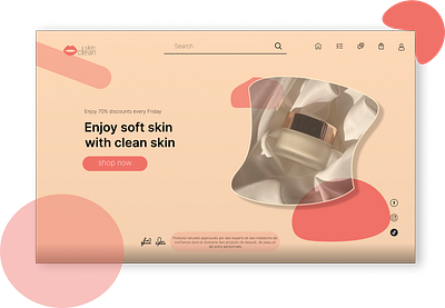 clean skin interface design design figma ui