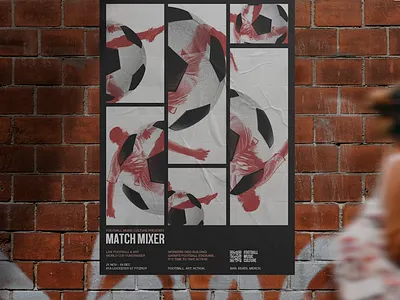 MATCH MIXER - Not For Profit Sports Event campaign events motion design poster design social media sports typography