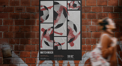 MATCH MIXER - Not For Profit Sports Event campaign events motion design poster design social media sports typography
