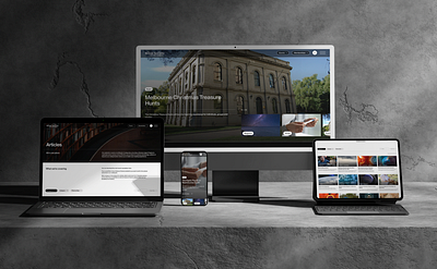 Royal Society of Victoria - Website Redesign nfp responsive design ui design user experience user interface ux web design