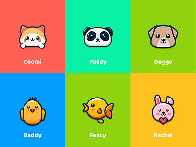 Say hello to our cute YoPets family! app branding design graphic design illustration logo ui ux uxdesign vector