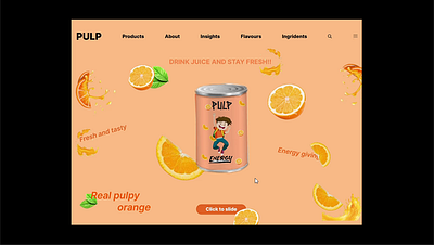 Pulp #flavours #ui #design #designinspiration animation branding ui