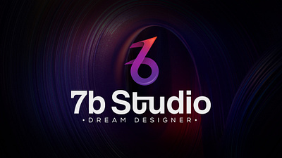 Logo Design for 7b Studio 3d logo brand visuals branding creative logo flat flat logo graphic design identity design logo logo design minimal minimal logo design modern logo