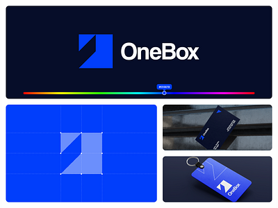 Tech Logo - OneBox Logo Design branding design graphic design icon logo vector