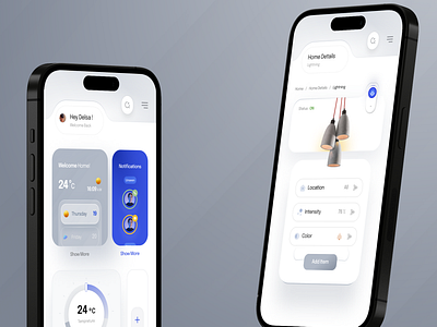 Home Management Mobile App Ui Design 🏠💙 app application design figma graphic design minimal mobile mobiledesign productdesign productdesigner ui uidesign uidesigner uiux uxdesign webdesign webdesigner website websitedesign websitedesigner