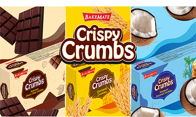 Crispy_Crumbs after effects animation branding graphic design motion graphics product animation