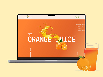 Juice Website branding design graphic design illustration logo typography ui ux vector