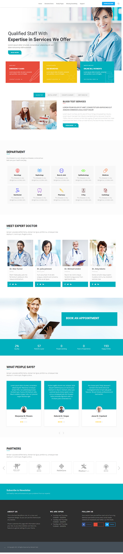 WordPress website (Medical and Healthcare) doctor website elementor pro health website healthcare landing page medical website web design webdesign website website design wordpress wordpress landing page wordpress website