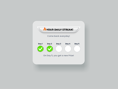 Daily streak gamification gamification ui ux