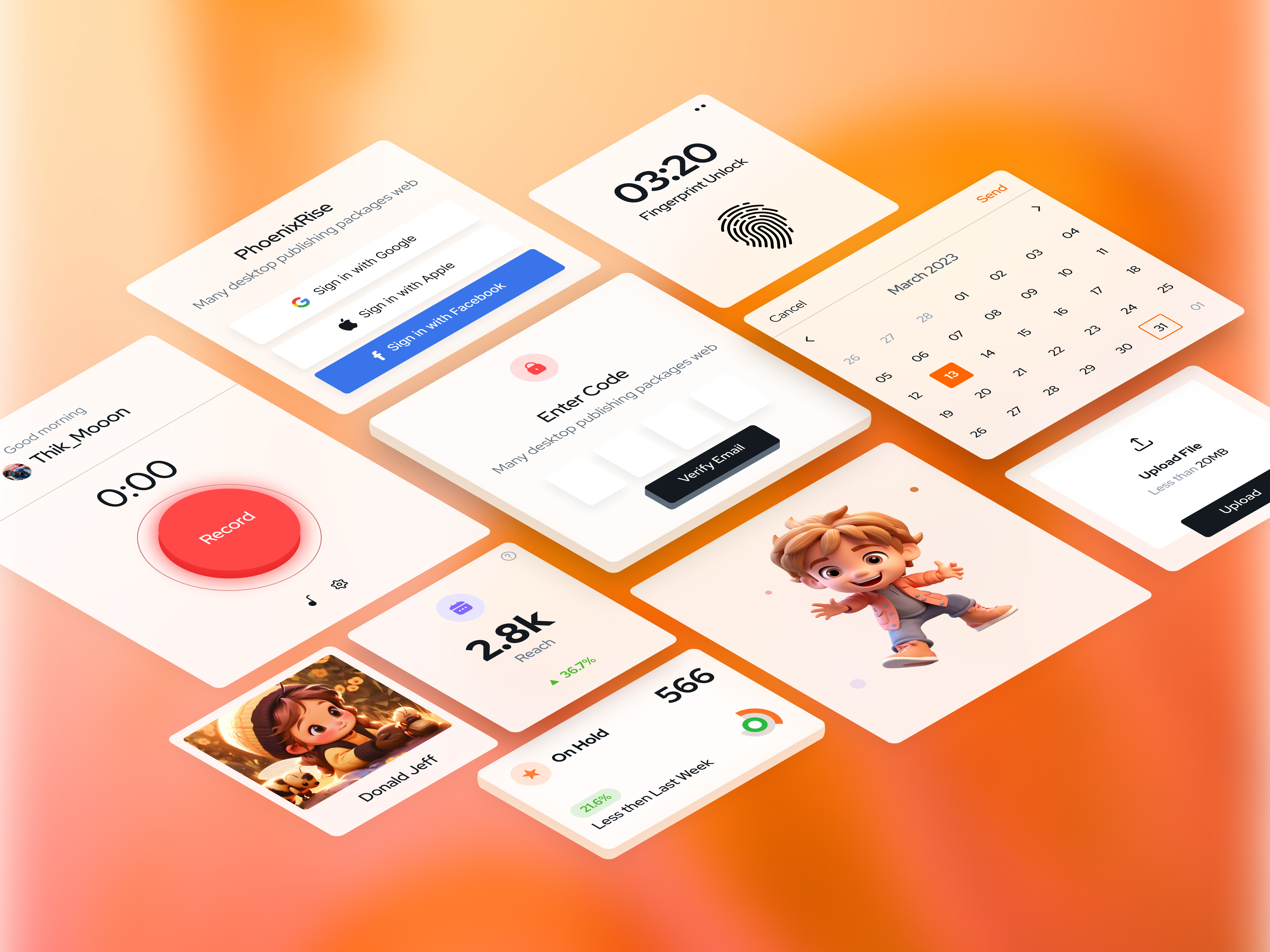 Example of Web App Design