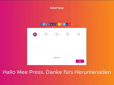 MeePress-Funktionen, Download und Installation meepress