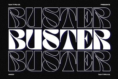 TAN BUSTER Free Download bold bold font bold type bold typeface display type groovy font groovy retro font hipster hipster font hipster style quirky quirky alphabet quirky font quirky letters retro retro font retro logo vintage vintage font
