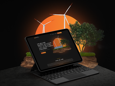 StarTex Solar: One-page website design portfolio showcase
