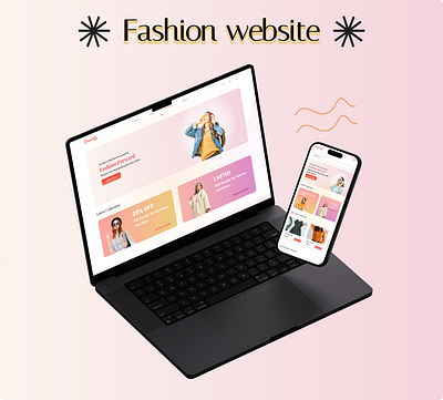 Fashion design website design app app design dashboard dashboard design design figma landing page prototype ui ui ux design