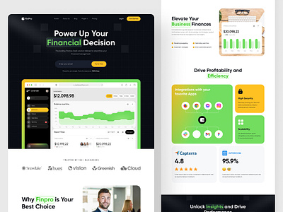 Saas Website Homepage business corporate dashboard fahema finance homepage landing page mobile app saad dashboard saas saas product saas web saas website trending ui ux uxui web web design website