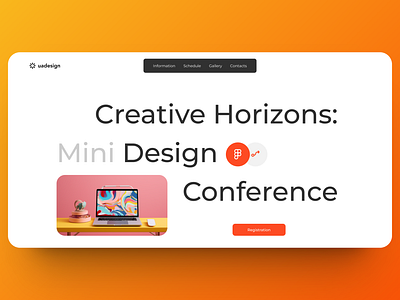 Landing Page For Design Conference ai bento button conference design conference figma landing logo ui ux