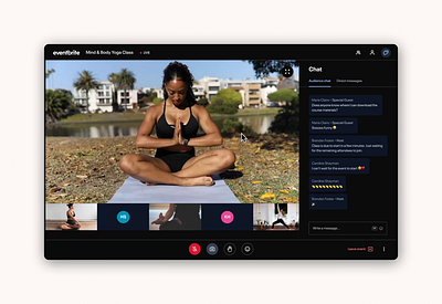 Eventbrite Studio - Live Events Streaming Platform creators dark mode events interaction design live events netflix product design ui design ux ux design video video streaming