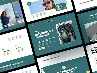 Personal Portfolio Landing Page clothing design fashion fashion web graphic design landing page logo style web design website