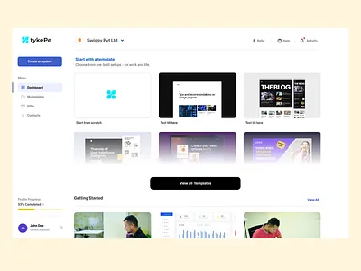 Saas Dashboard analytics b2b dashboard design kpi kpis preset saas templates updates videos
