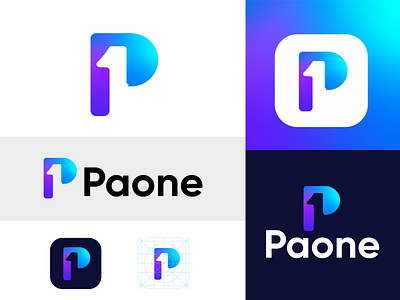 Paone modern outstanding unique attractive business logo design app branding design graphic design illustration logo minimal logo modern logo p luxury logo p minimal logo p minimalist logo p modern logo p tech logo p unique logo tech logo ui