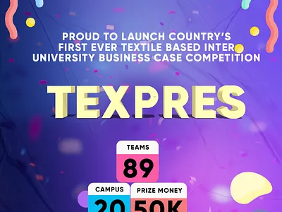 BUTEX BUSINESS CLUB poster design